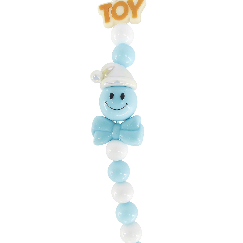 Factory Price - Finn Wooden Pacifier Clip - Blue