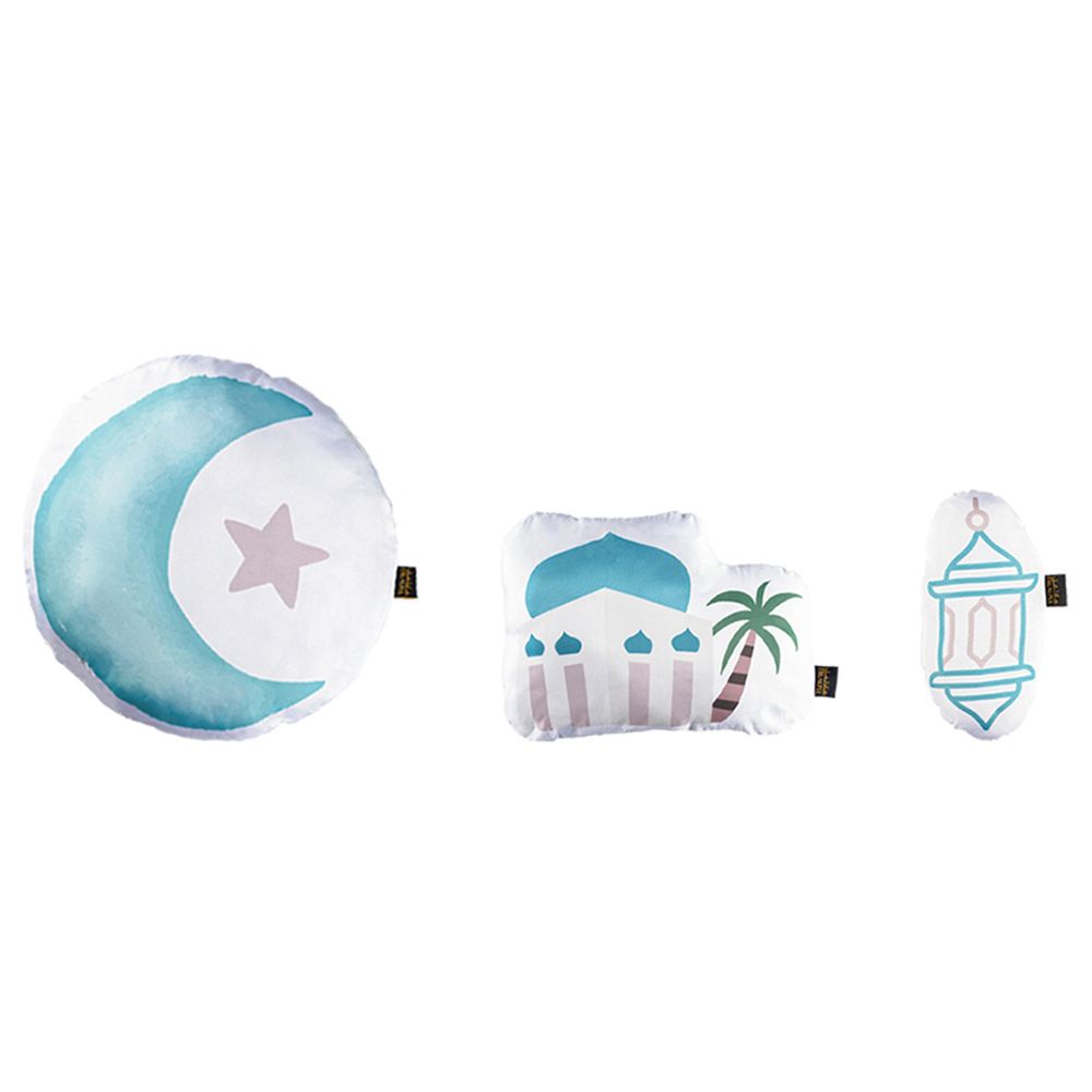 هلالفل - طقم وسائد رمضان - 3 قطع