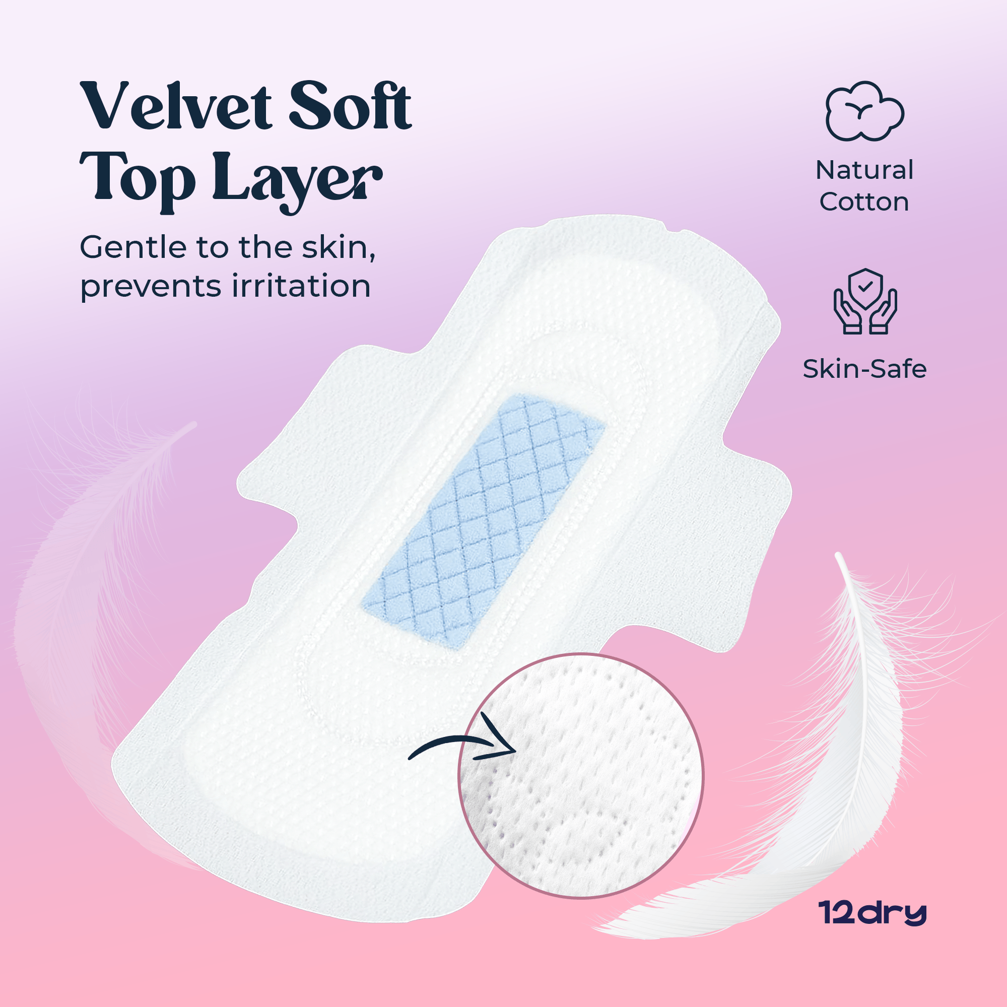 12dry - Ultra Thin Day Regular Pads - 10 pieces - 245 mm