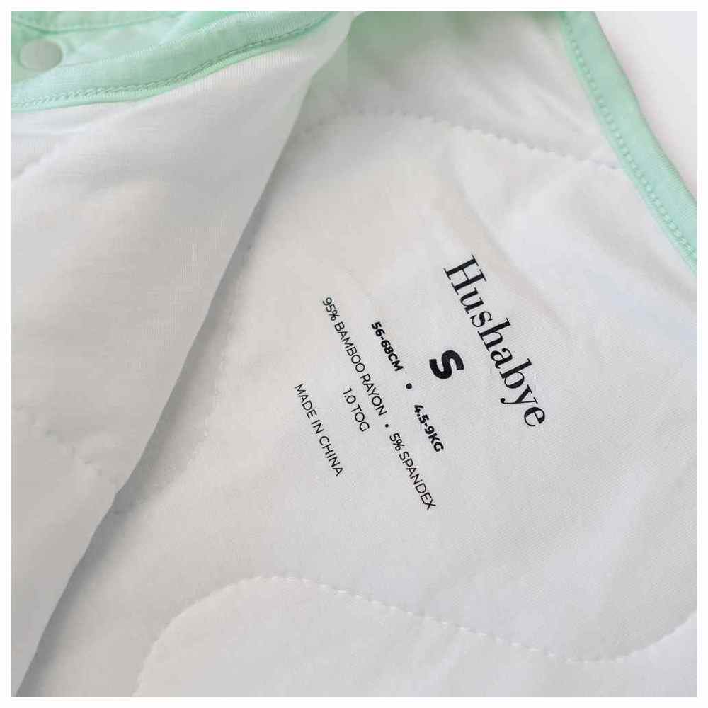 Hushabye - Organic Bamboo Baby Sleep Bag 1.0 TOG - Mint Green