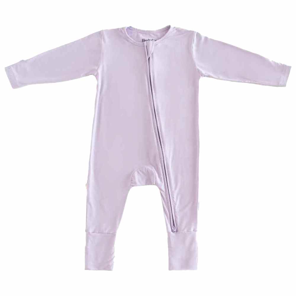Hushabye Organic Bamboo Sleepsuit - Lilac