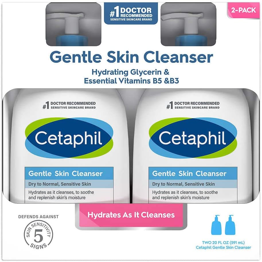 Cetaphil - Gentle Skin Cleanser - 591ml (2 Pack)