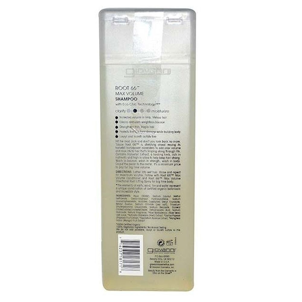 Giovanni - Root 66 Max Volume Thickening Shampoo - 250 ml