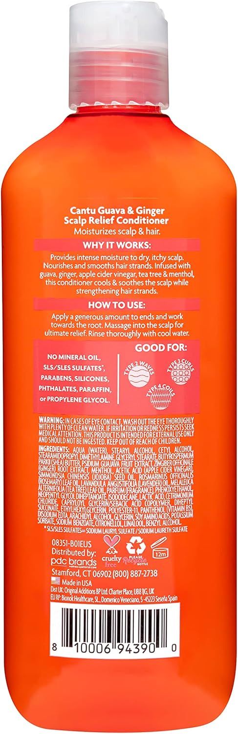 Cantu - Guava And Ginger Scalp Relief Conditioner - 400ml