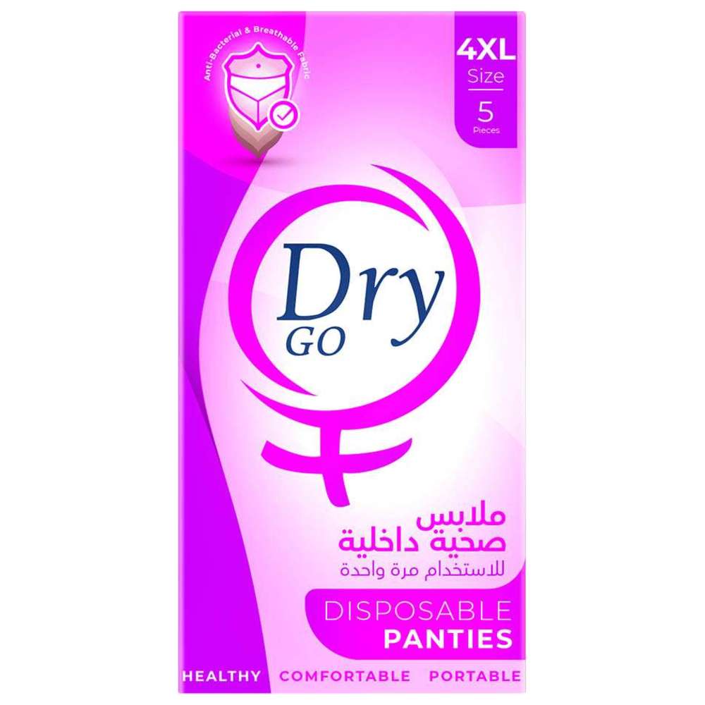 Dry - Go Disposable Panties - 4XL - 5 Pcs