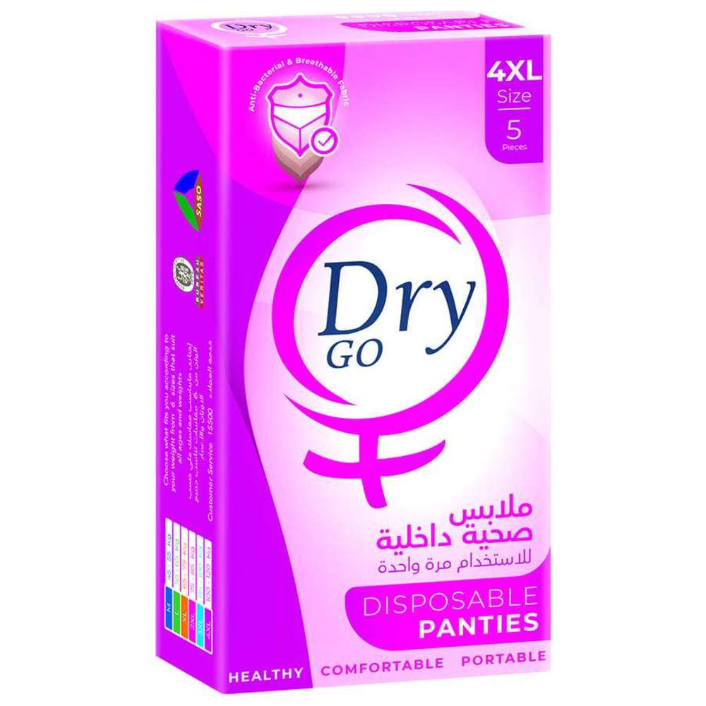 Dry - Go Disposable Panties - 4XL - 5 Pcs