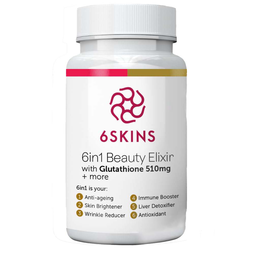 glutathione elixir Buy 6 Skins - 6-In-1 Beauty With Capsules - 60 Pcs in Bahrain Health Topics Ghk-cu copper peptide topical Height:2mm