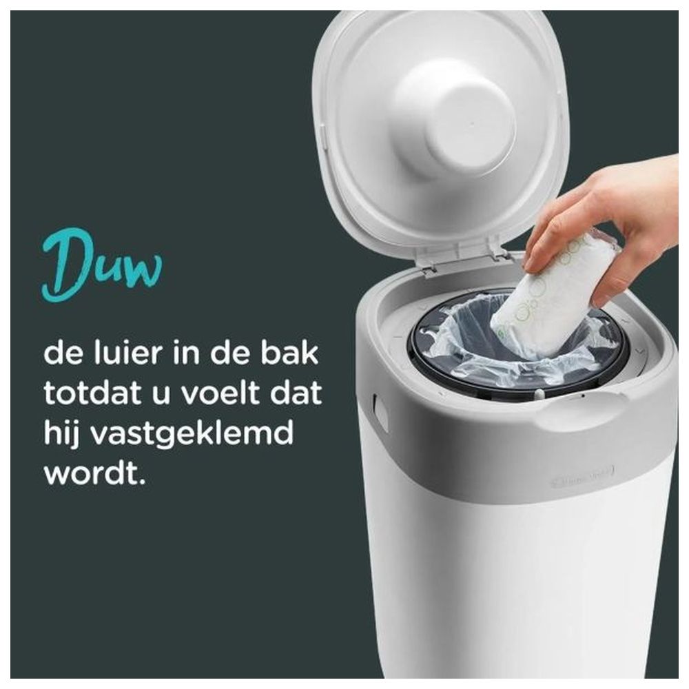 Tommee Tippee - Twist And Click Advanced Nappy Disposal Bin - Blue