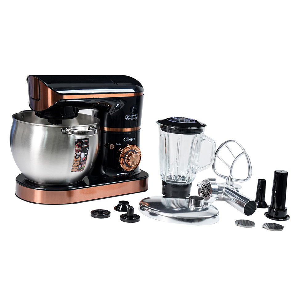 Clikon Kitchen Stand Mixer With Blender & Grinder - 8.5 L - 1500 W