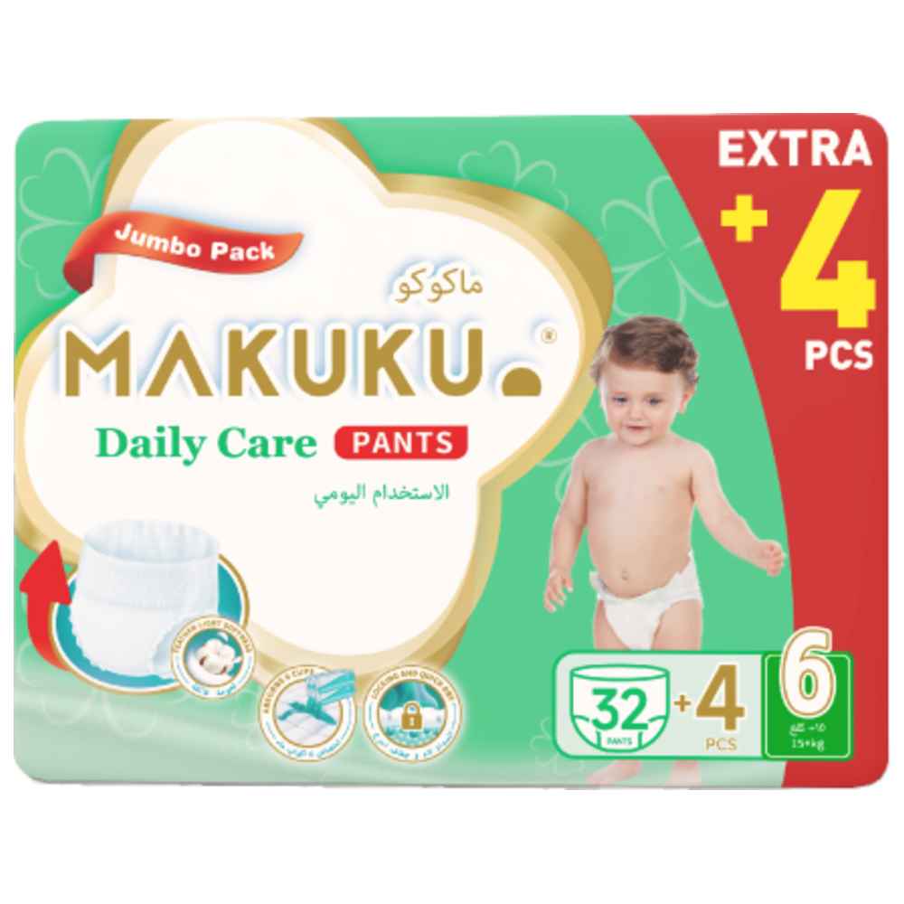 Makuku - Daily Care Diaper Pants - Size 6 - Jumbo - 15+ kg - 36 Pcs
