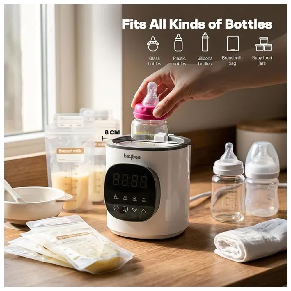 Baybee - 4-in-1 Baby Bottle Warmer And Sterilizer - White