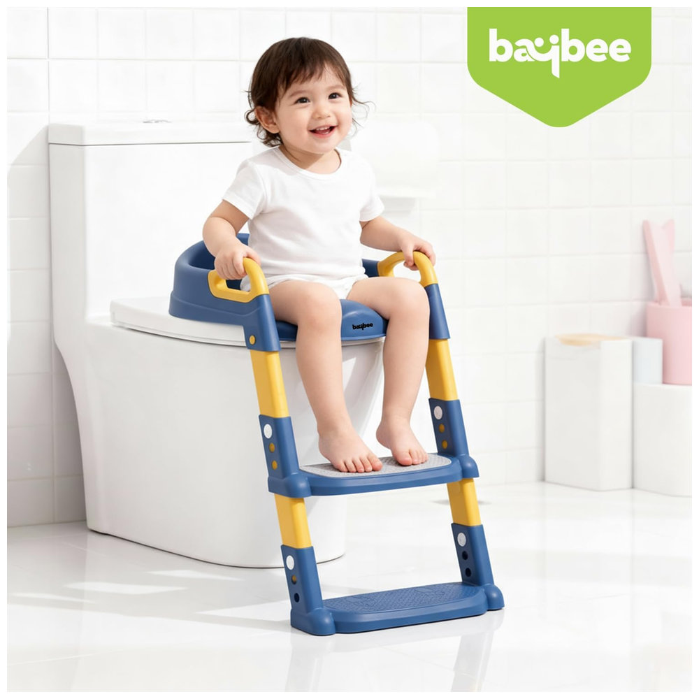 Baybee - Aura Western Toilet Potty Seat - Blue/Yellow