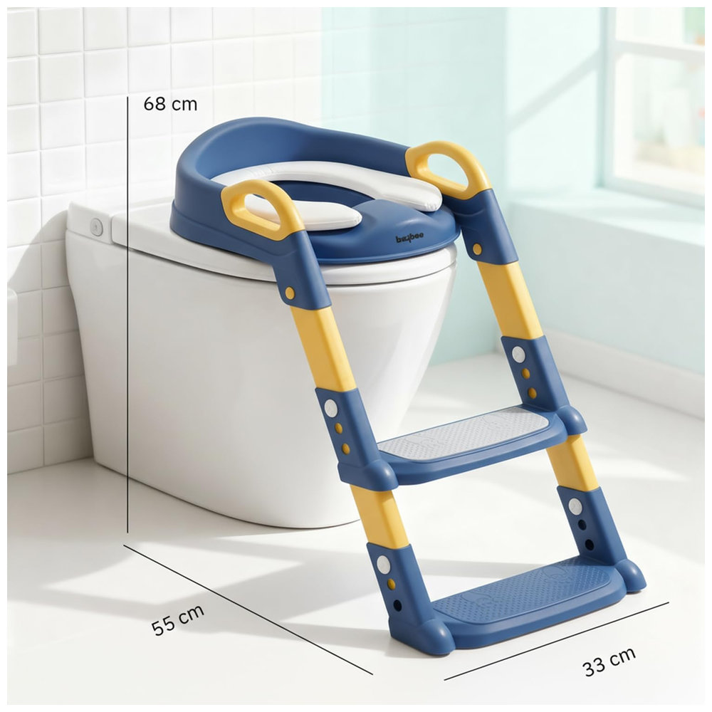 Baybee - Aura Western Toilet Potty Seat - Blue/Yellow