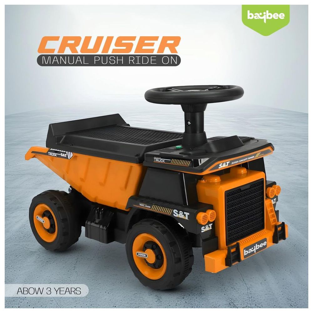 Baybee - Kids Cruiser Truck Ride-On Car - Orange