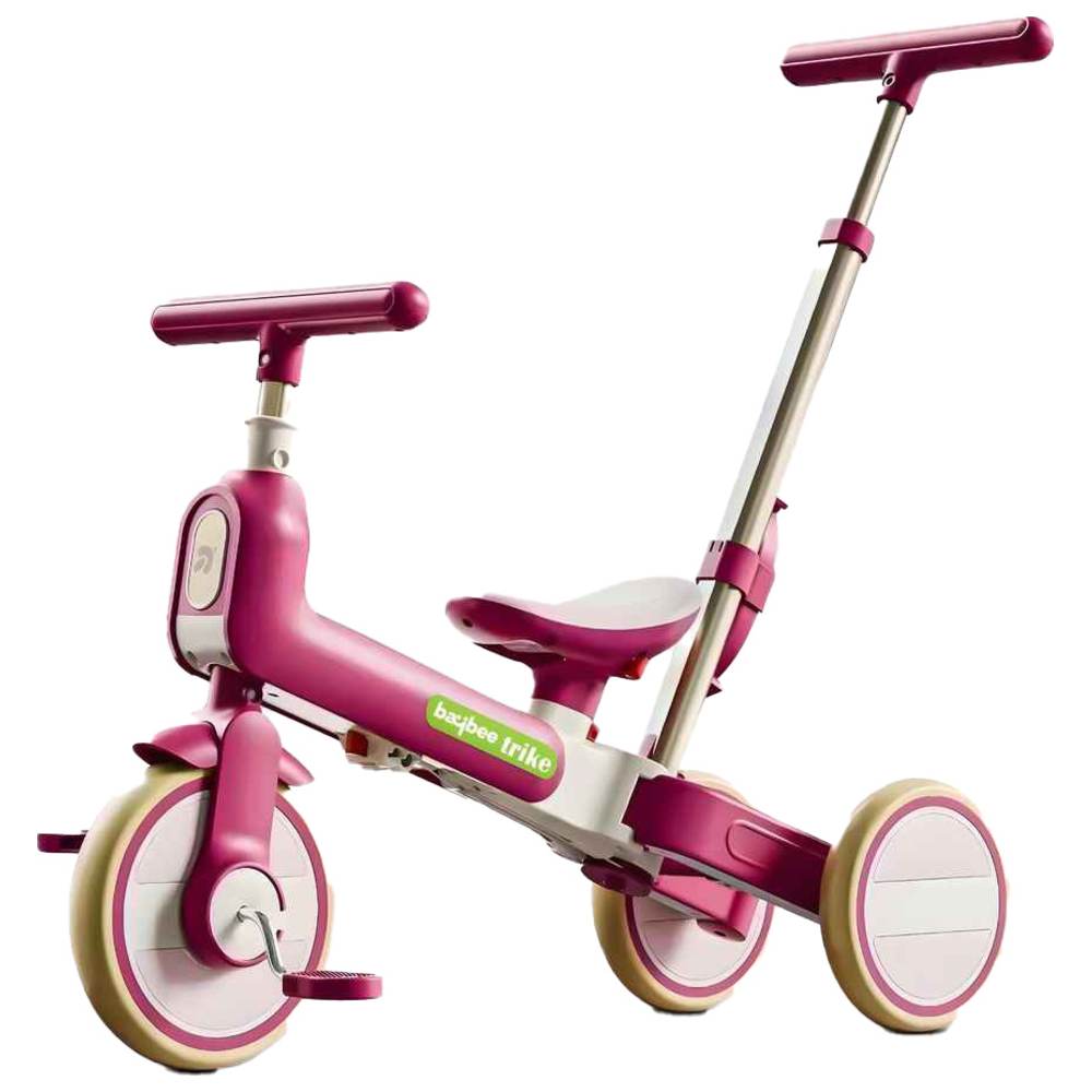 Baybee - Novak 4-in-1 Convertible Baby Tricycle - Pink