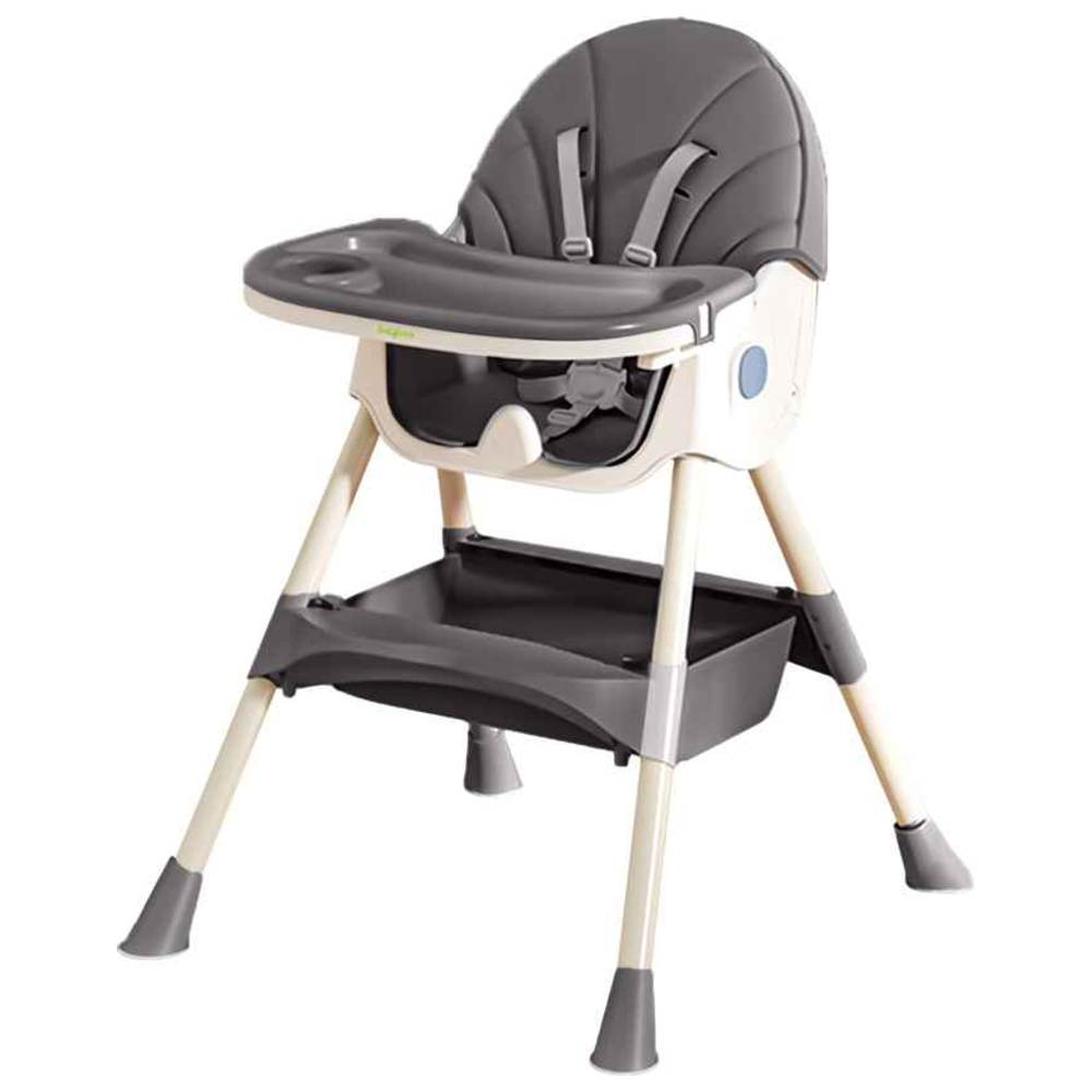 Baybee 3-in-1 Iris Convertible Baby High Chair - Grey
