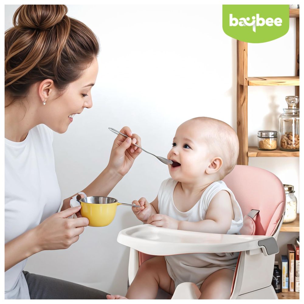 Baybee 6-in-1 Convertible Baby High Chair - Pink