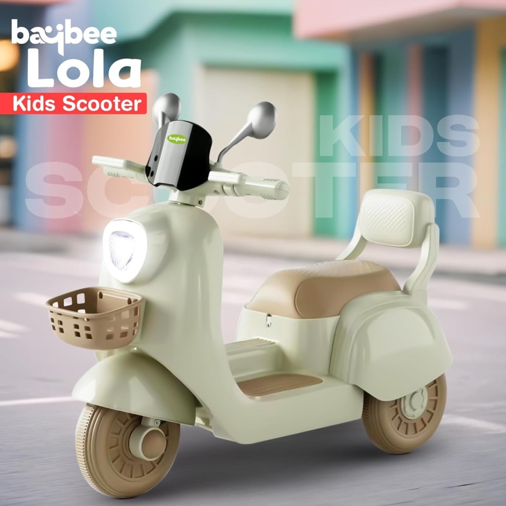 Baybee - Kids Lola Electric Ride-On Scooty - 12 V