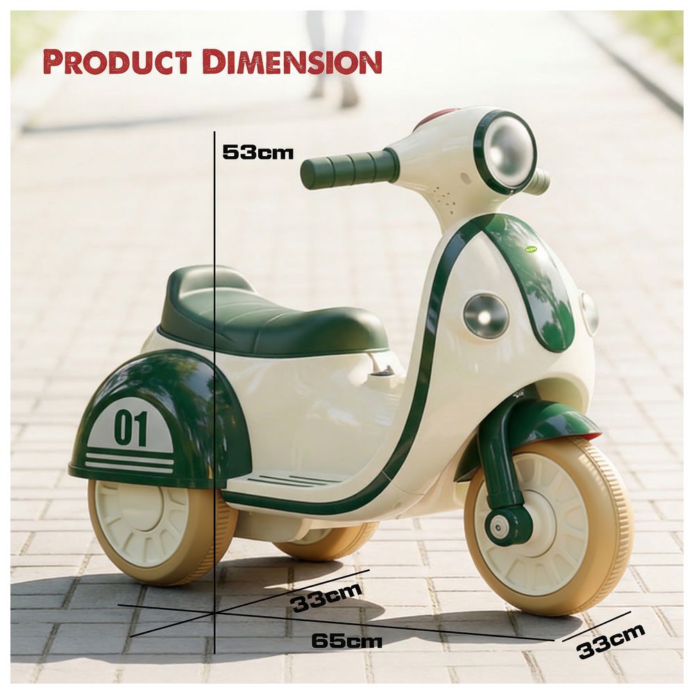 Baybee - Kids Vesparo Battery Operated Electric Motorcycle