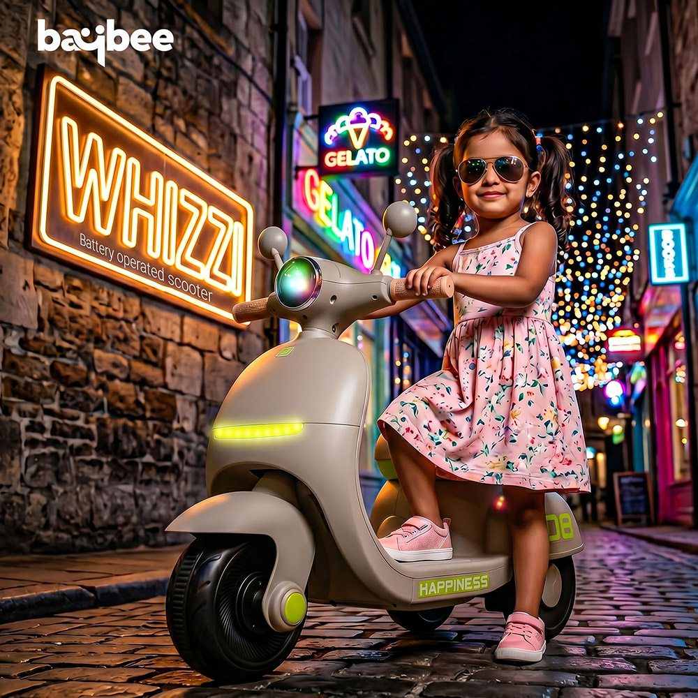 Baybee - Kids Whizzi Electric Ride-On Scooter