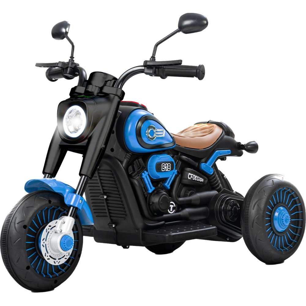 Baybee - Kids Electric Ride-On Motorbike With LED Light, Music And Foot Accelerator - 12 V
