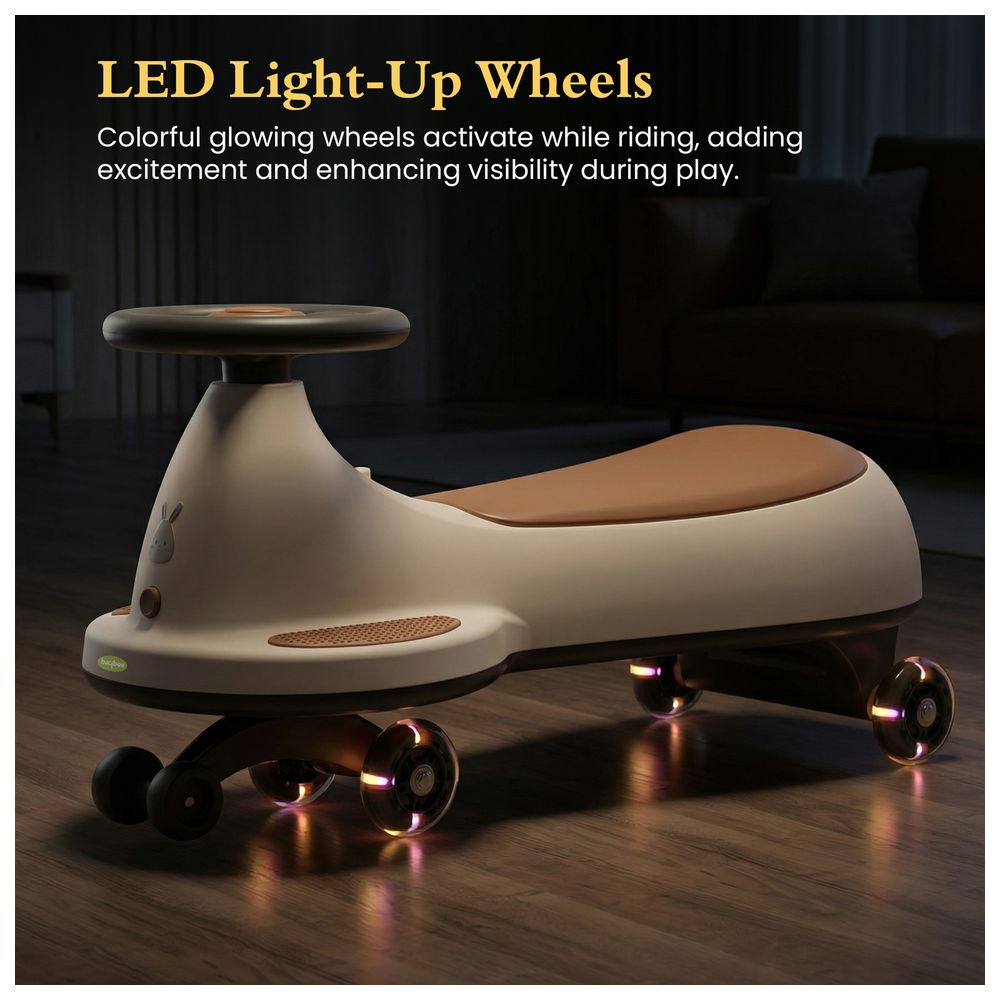 بايبي - سيارة كيدورا للأطفال قابلة للركوب مع عجلات LED