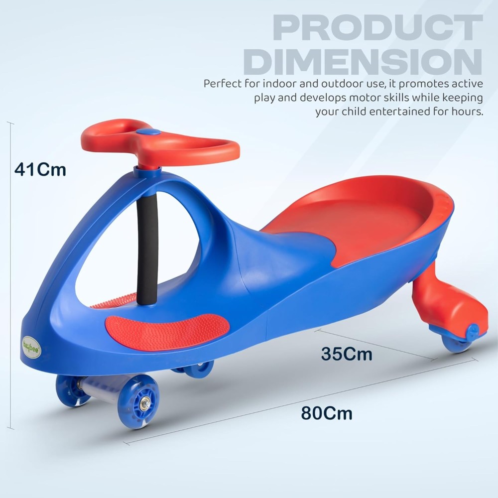 Baybee - Kids Unicorn Ride-On Swing Car