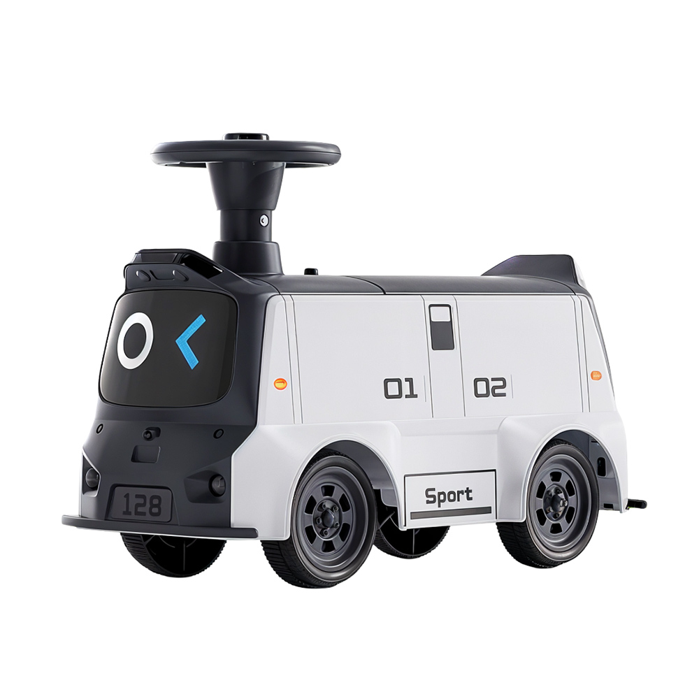 Baybee - Waldo Baby Ride-On Push Car - Black