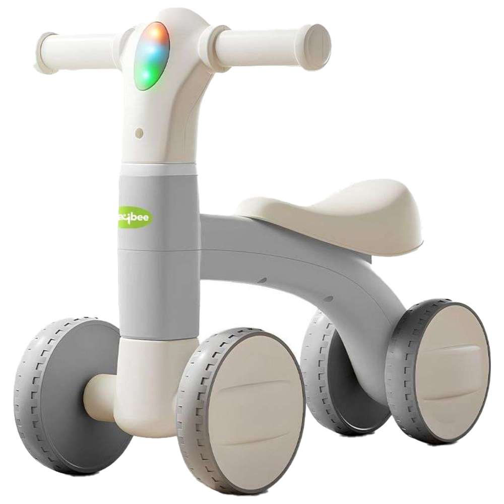 Baybee - Pebble Kid's 4-Wheels Balance Bike - Grey