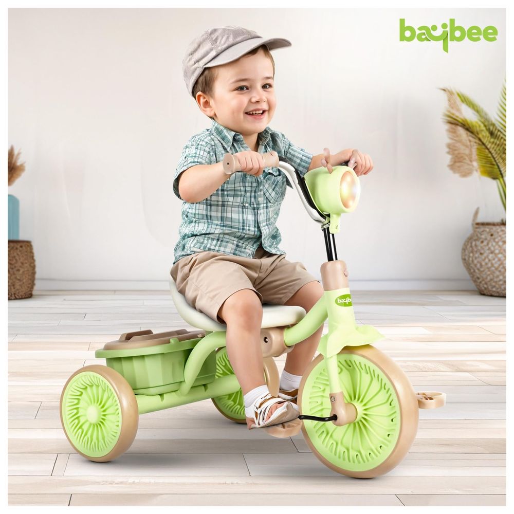 Baybee - Triky Foldable Baby Tricycle - Green