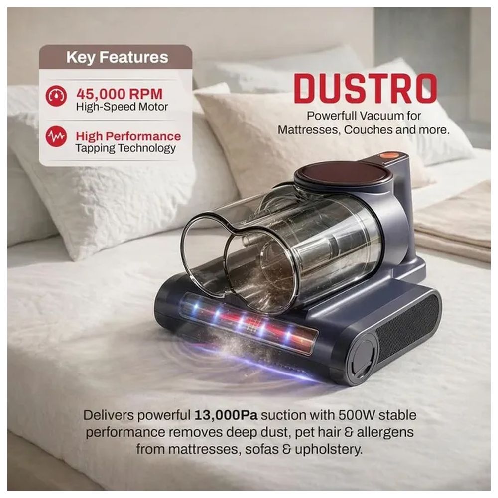 Domestica - Dustro Bed Vacuum Cleaner - Navy Blue