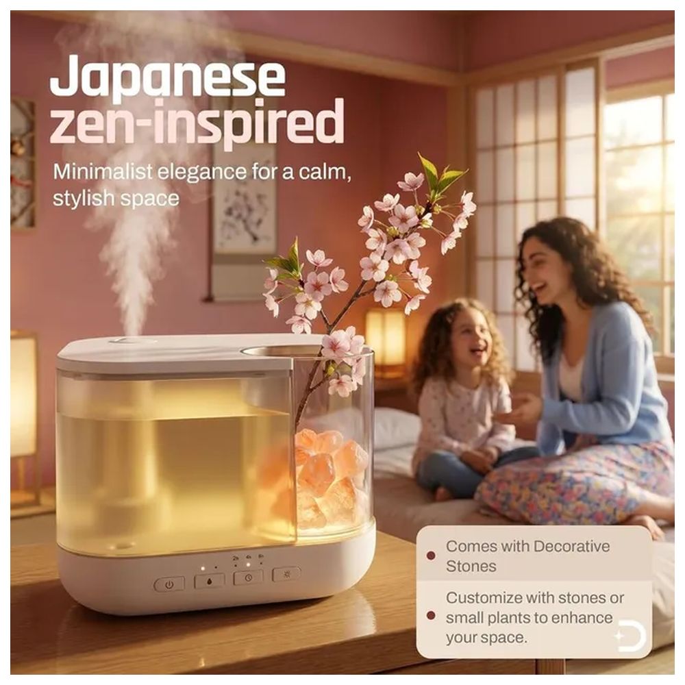 Domestica - Shizen Soft Diffusion Ultrasonic Humidifier - White