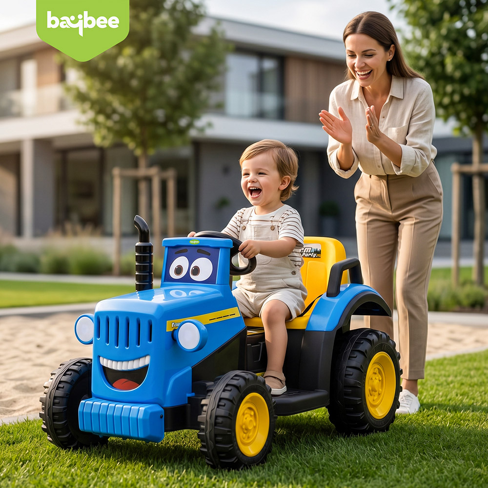 Baybee - Kids Electric Ride-On Tractor - 12 V