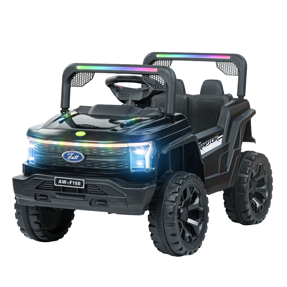 Baybee - Sphinx Rechargeable Battery Operated Jeep - Black