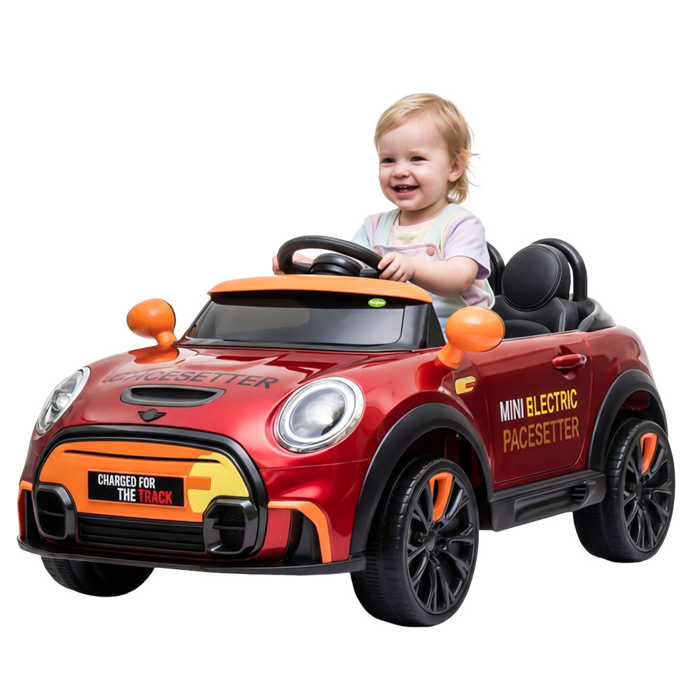 Baybee - Kids Cooper Electric Ride-On Car With Remote Control - 12 V