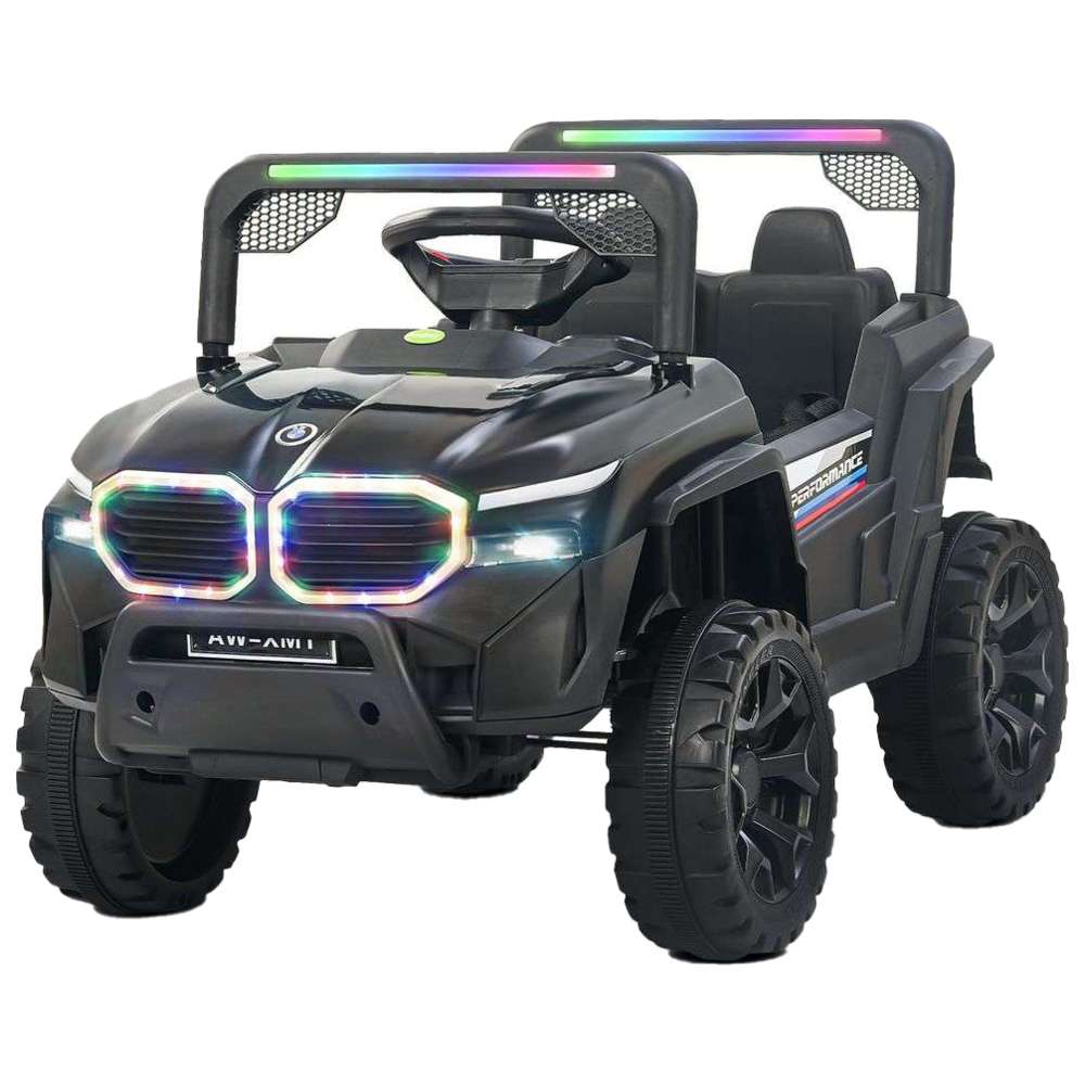Baybee - Alfton Pro Battery Operated Ride-On Jeep - Black