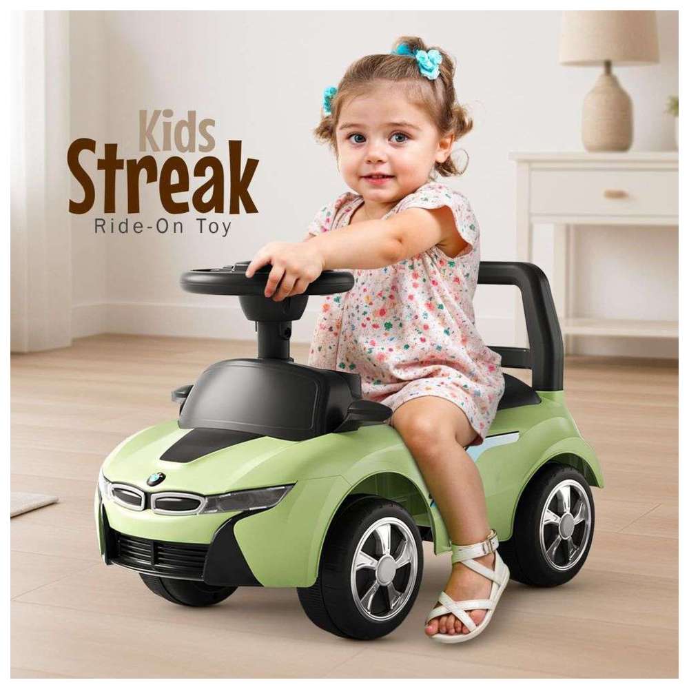 Baybee - Kid's Streak Ride-On Push Car - Green