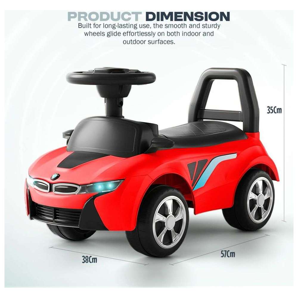 Baybee - Kid's Streak Ride-On Push Car - Red