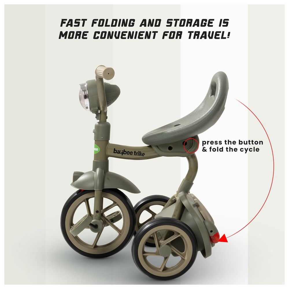 Baybee - Flyer Tricycle For Kids - Green