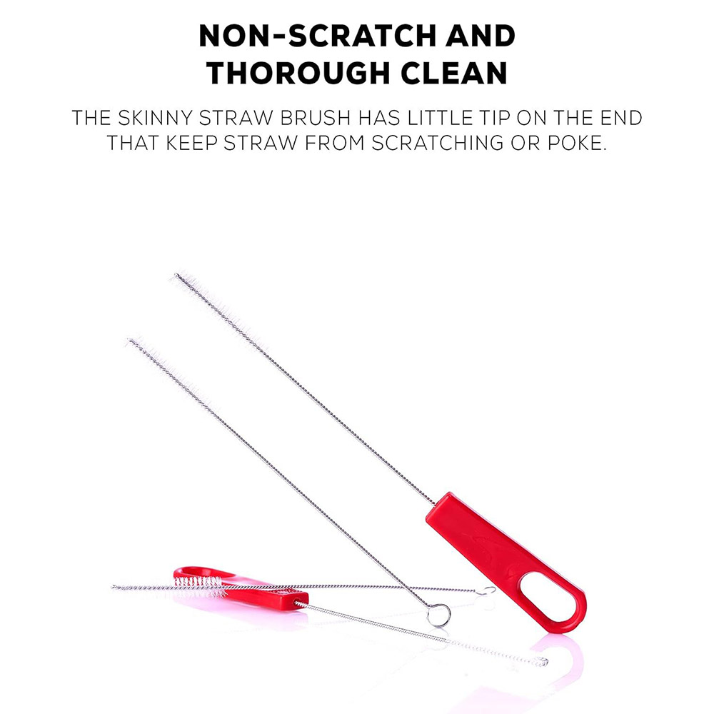 Baybee - Baby Bottle Straw Cleaning Brush - 2 Pc Set