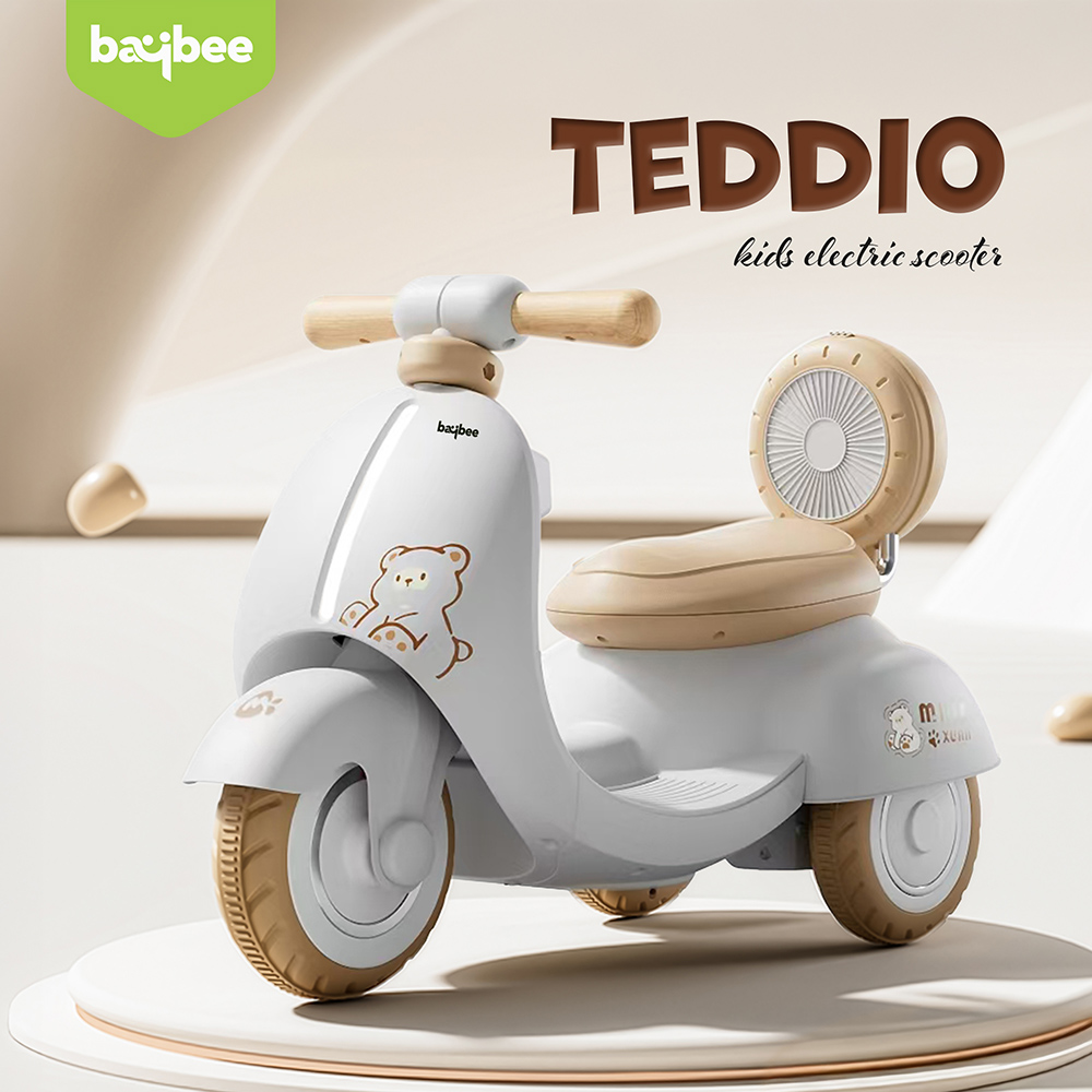 Baybee - Teddio Battery Operated Bike - Grey