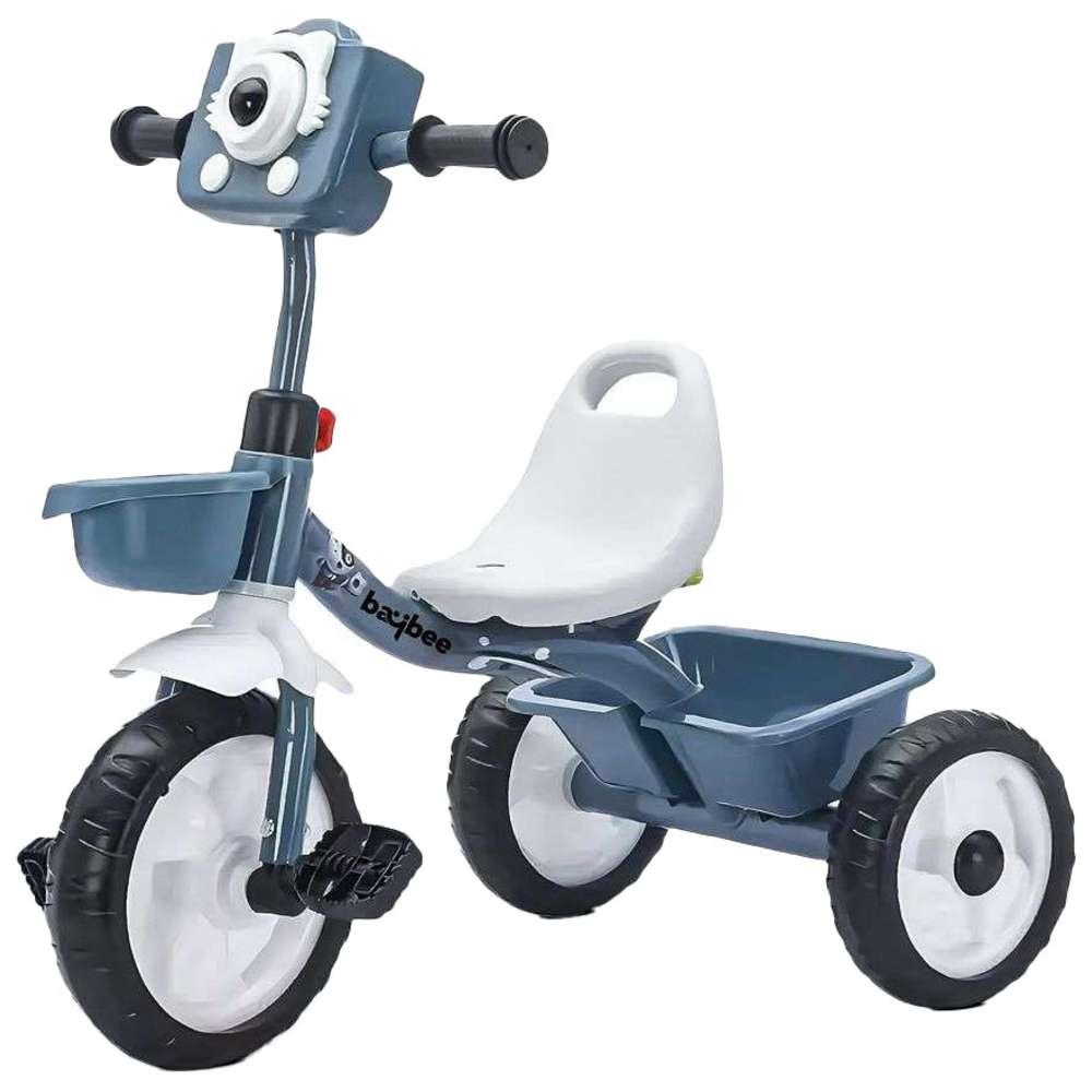 Baybee - Rollito Kid's Tricycle With Toy Camera Handle - Blue