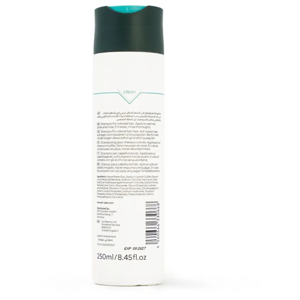 pH Plex - Clean Shampoo Bottle - 250 ml
