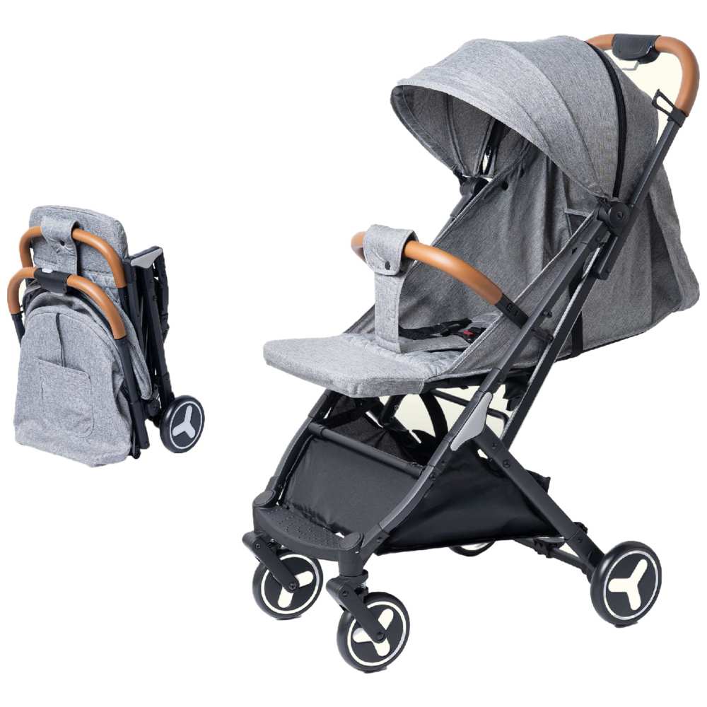 Molody - Travel Stroller w/ Mosquito Net - Grey