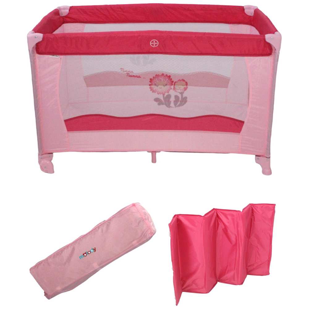 Molody - Baby Playpen w/ Zipper Door - Pink