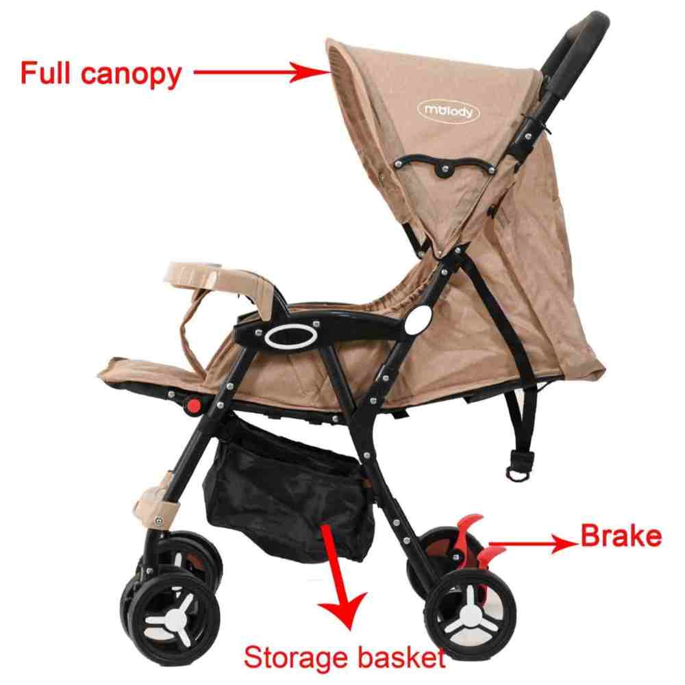 Molody - Compact Baby Stroller - Khaki