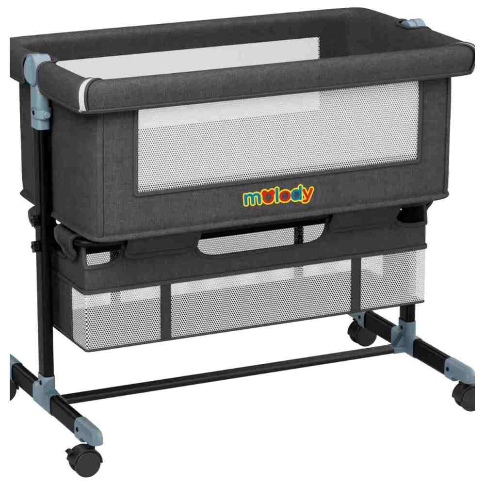 Molody Portable Baby Crib - Black