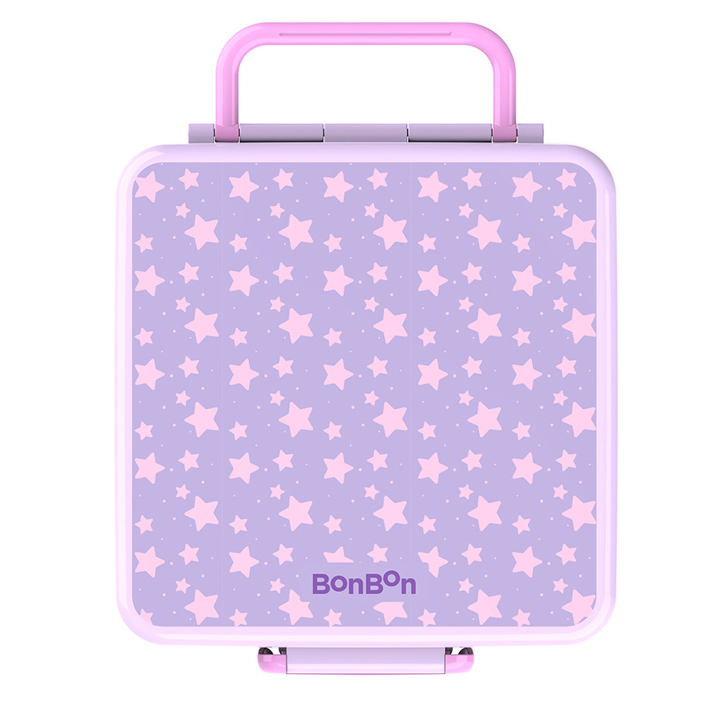 Bonbon - 3/4-Compartment Lunch Box With Insulated Food Jar - Star