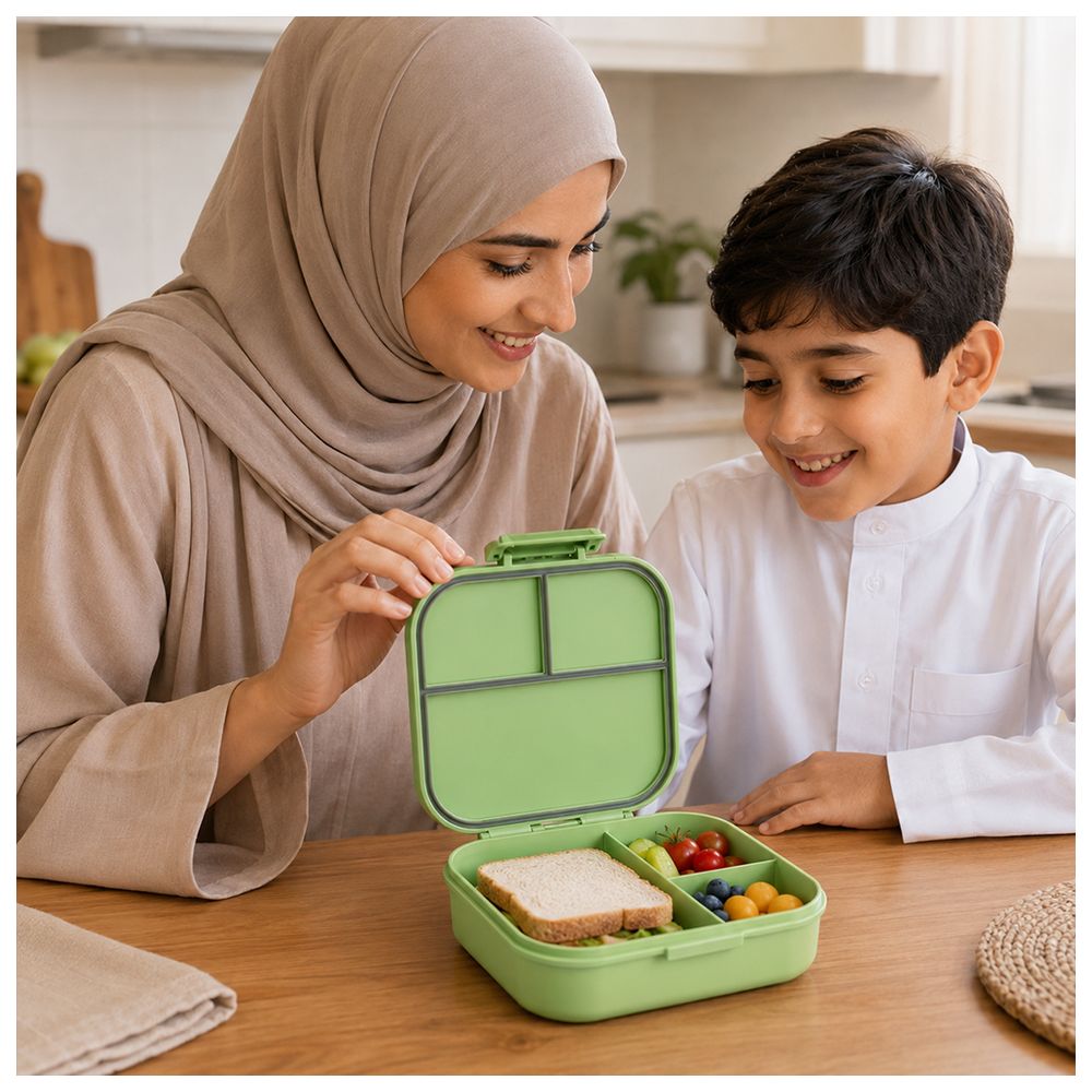 بونبون - علبة غداء بثلاثة أقسام - زيبرا