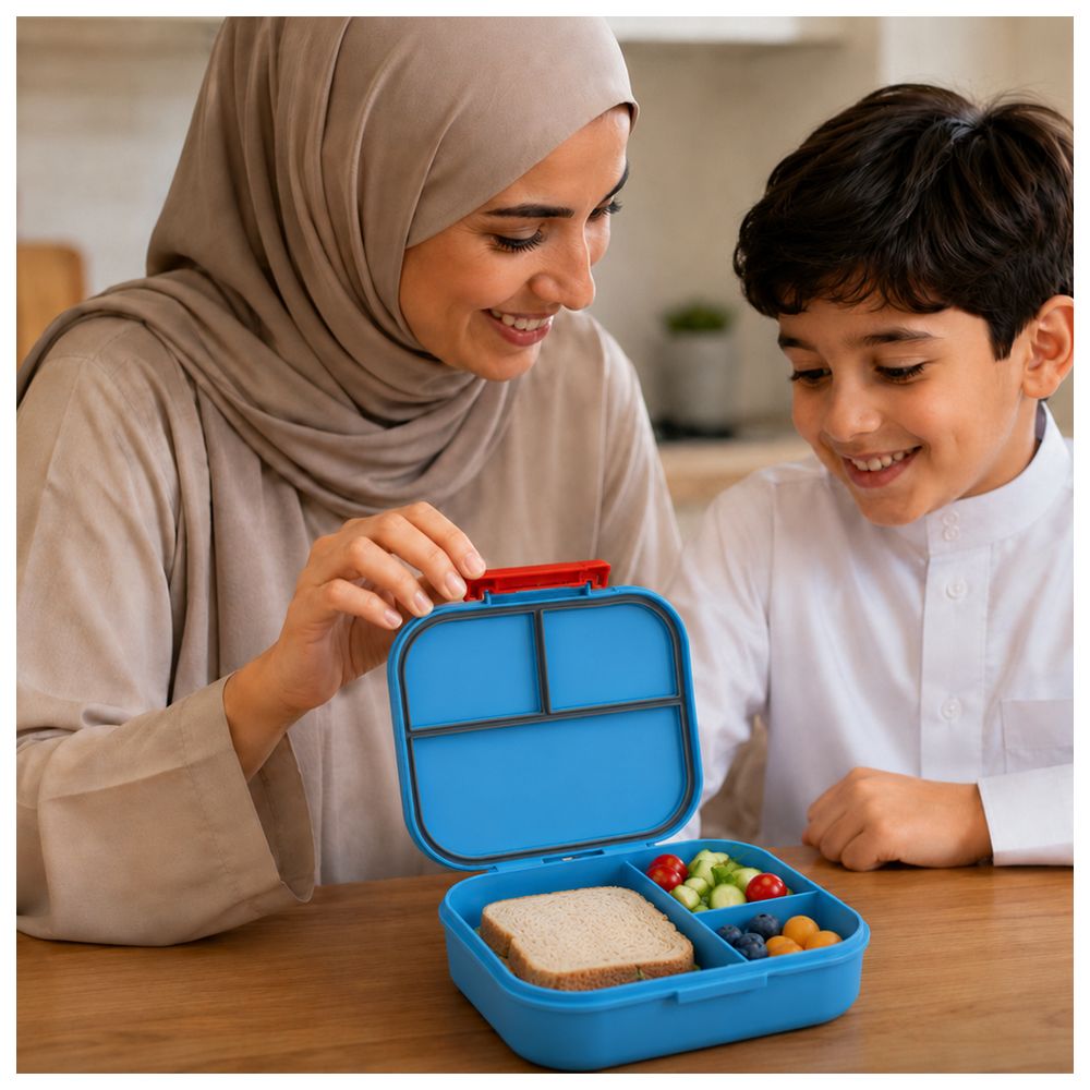 بونبون - علبة غداء بثلاثة أقسام - للسيارة